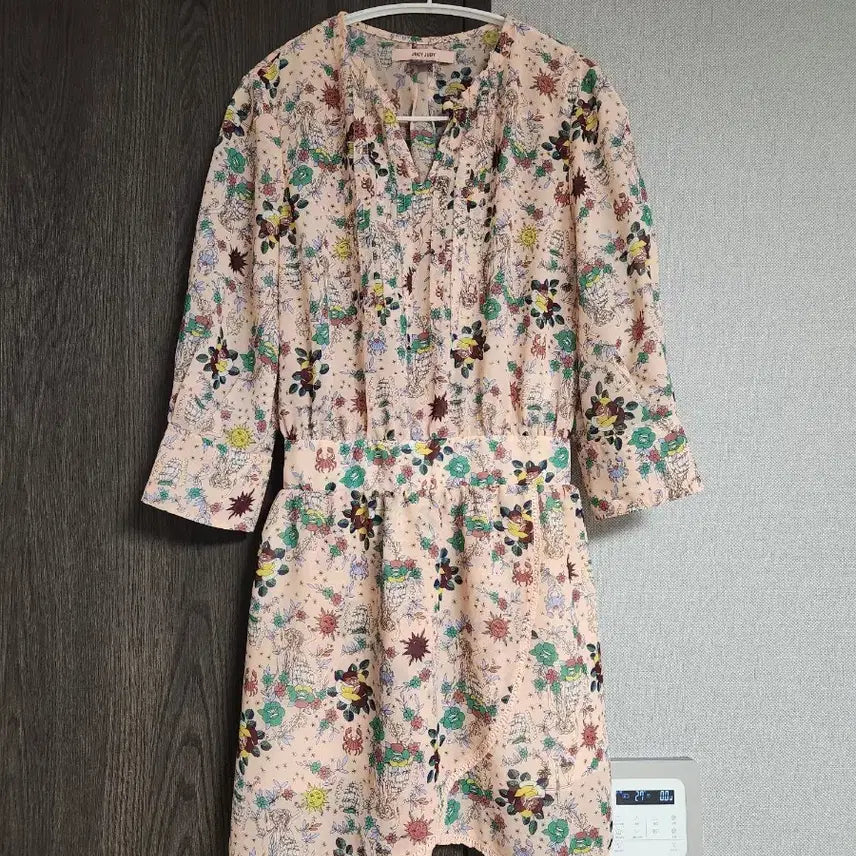 [BUNJANG] Juicy Judy Beach Pattern One-Piece Dress / 쥬시쥬디 비치 패턴 원피스 85(55)