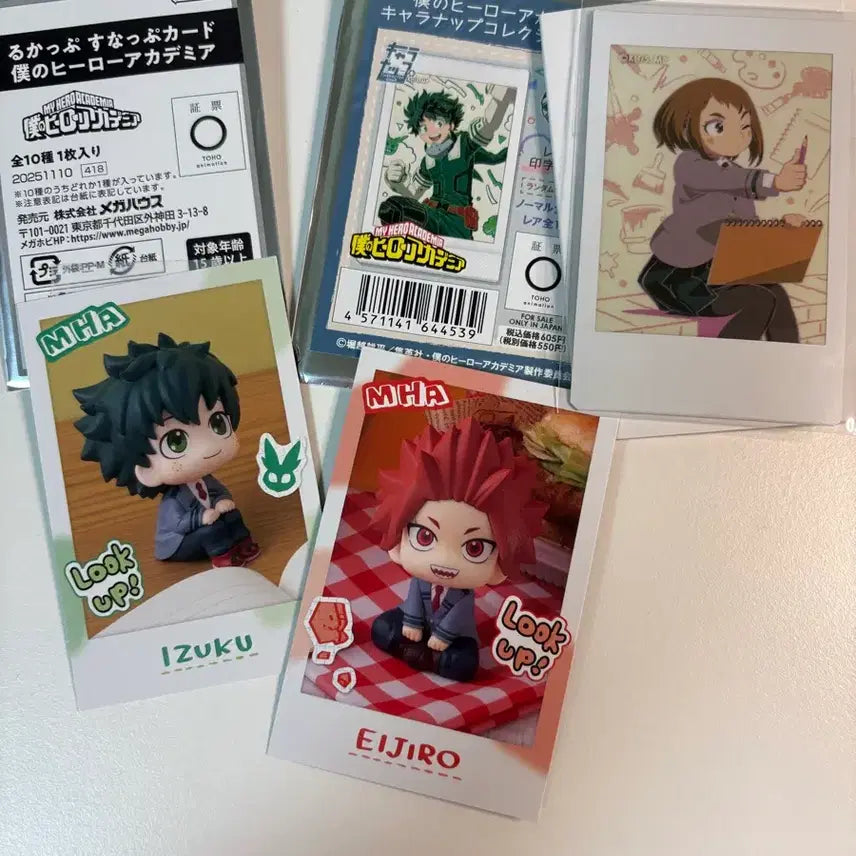 [BUNJANG] My Hero Academia Look Up Photocard Bundle Set / 나의 히어로 아카데미아 히로아카 나히아 룩업 포토카드 일괄