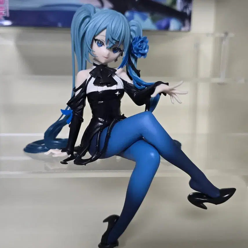 [BUNJANG] Hatsune Miku Flower Fairy Blue Rose Figure / 하츠네 미쿠 플라워 페어리 청장미 피규어