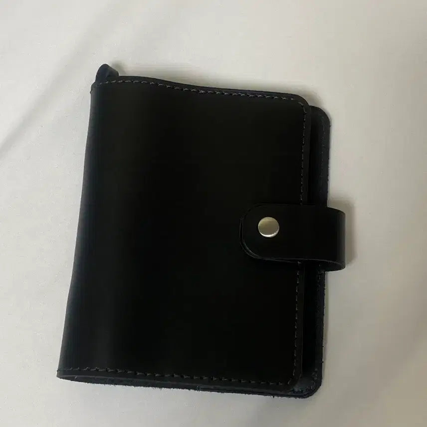 [BUNJANG] Black Leather Binder M6 A7 6-Hole / 가죽바인더 m6 a7 6공 블랙