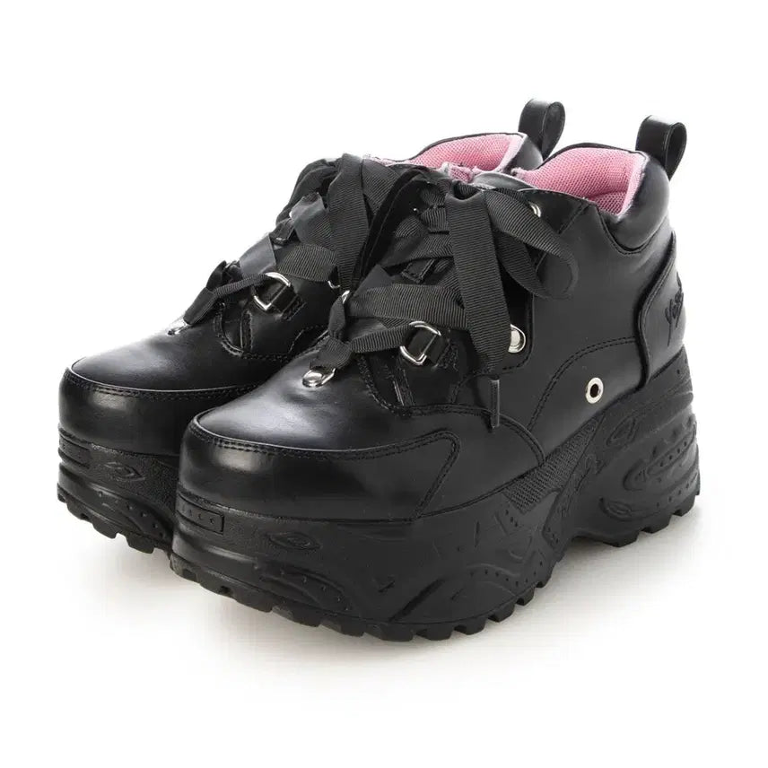[BUNJANG] Yosuke Platform Chunky Heel Boots / yosuke 요스케 7센티 양산형 지뢰계 양지뢰 중성계 통굽 스탠딩화 콘서트