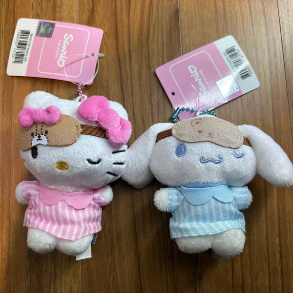 [BUNJANG] Sanrio Pajama Kitty Cinnamoroll Keyring / 산리오 파자마 키티 시나모롤 키링