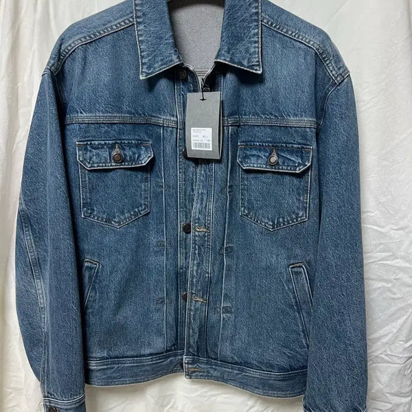 [BUNJANG] Bellier Type 2 Trucker Denim Jacket Washed Indigo (Size 105) / [풀구성/1회착용] 벨리에 타입 2 트러커 데님 자켓 05(105)