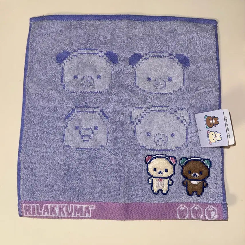 [BUNJANG] San-X Rilakkuma Korilakkuma Hand Towel / 산엑스 리락쿠마 코리락쿠마 핸드타올 손수건