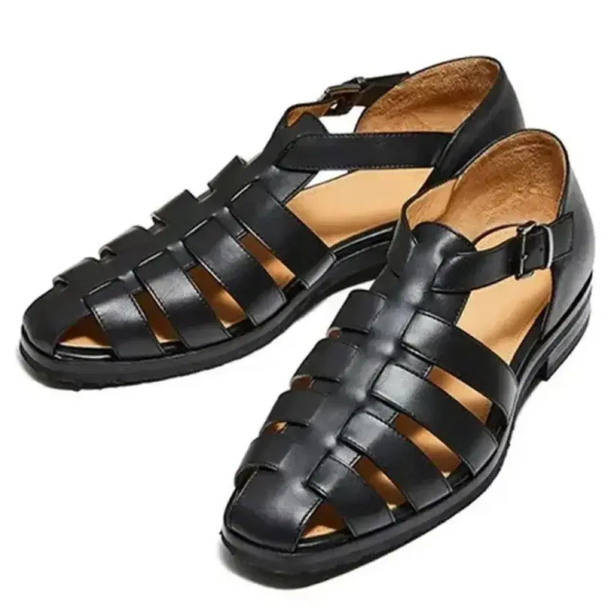 [BUNJANG] Paraboot Ferret Fisherman Sandals Black / 파라부트 페렛 블랙 피셔맨 샌들