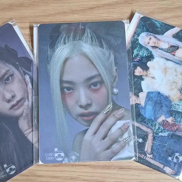 [BUNJANG] Blackpink Cashbee Traffic Card Set (Jennie, Jisoo, Group) - CU Limited Edition, Sealed / [미개봉] CU 한정판 블랙핑크 캐시비 교통카드 3종 일괄 (제니/지수/단체)