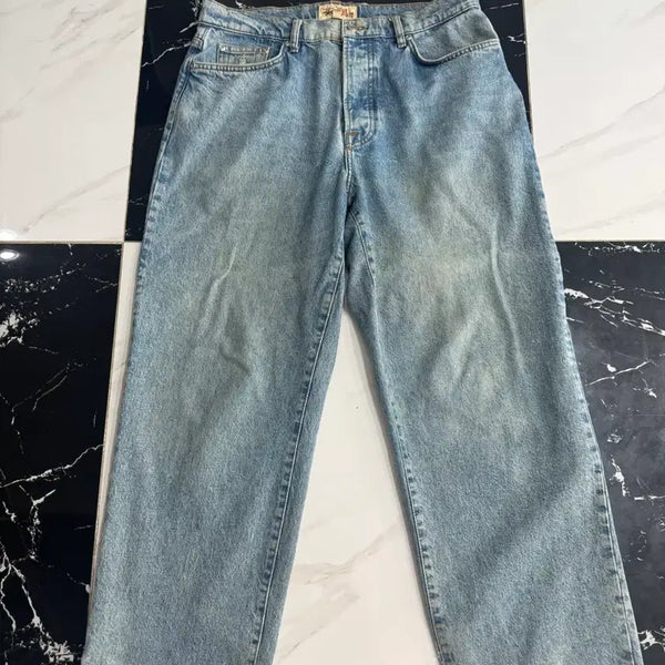 [BUNJANG] Stüssy Denim Big Ol Jeans Washed Blue Size 32 / 스투시 데님 빅 올 진 워시드 블루 32 사이즈 팝니다!