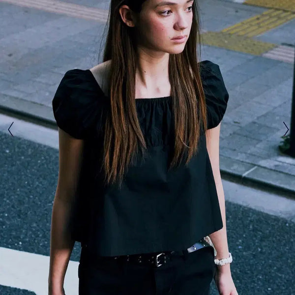[BUNJANG] LOW CLASSIC Cotton Shirring Top / 로우클래식 코튼 셔링탑