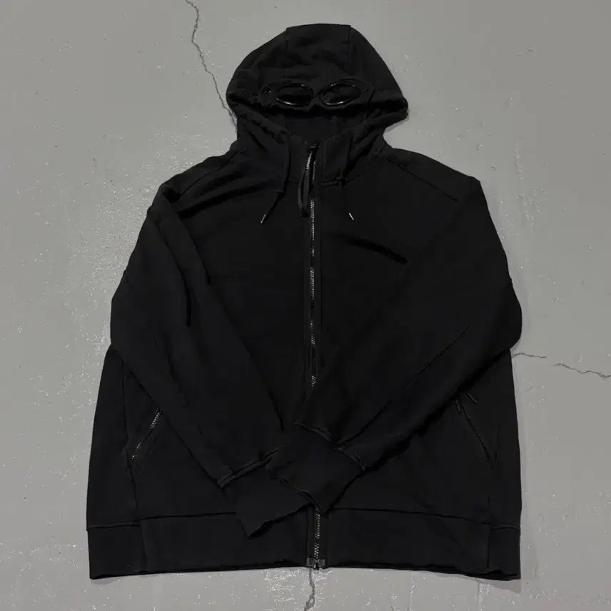[BUNJANG] C.P. Company Goggle Black Sweat Zip-Up Hoodie XXXL / CP컴퍼니(C.P.Company) 고글 블랙 스웻 후드 집업