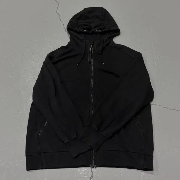 [BUNJANG] C.P. Company Goggle Black Sweat Zip-Up Hoodie XXXL / CP컴퍼니(C.P.Company) 고글 블랙 스웻 후드 집업