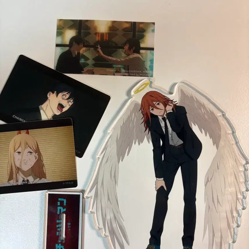 [BUNJANG] Chainsaw Man Angel Acrylic Stand & Sticker Bundle / 체인소 맨 천사 아크릴 스탠드 스티커 일괄