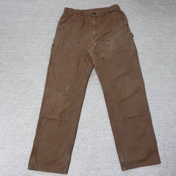 [BUNJANG] Vintage Carhartt B136 BRN Double Knee Denim Pants Tan / (34X34) 빈티지 칼하트 B136 BRN 더블니 데님팬츠 탄