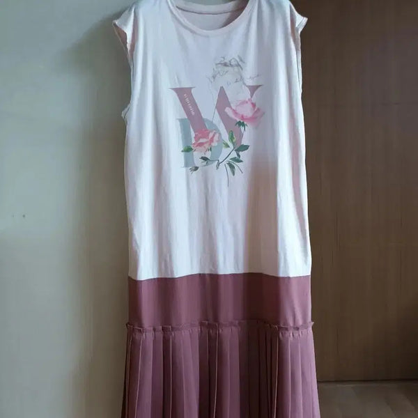 [BUNJANG] DEWL Pleats Long Dress / 듀엘  플리츠 롱 원피스 free