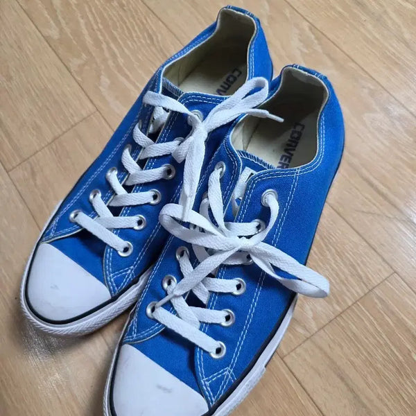 [BUNJANG] Converse Canvas Sneakers Blue / 260.컨버스 캔버스 스니커즈 블루
