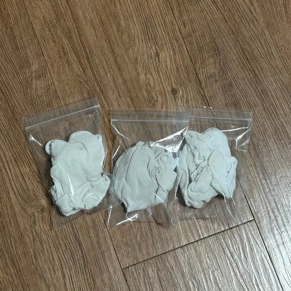 [BUNJANG] White Socks (3 Pairs) / 흰양말 3개