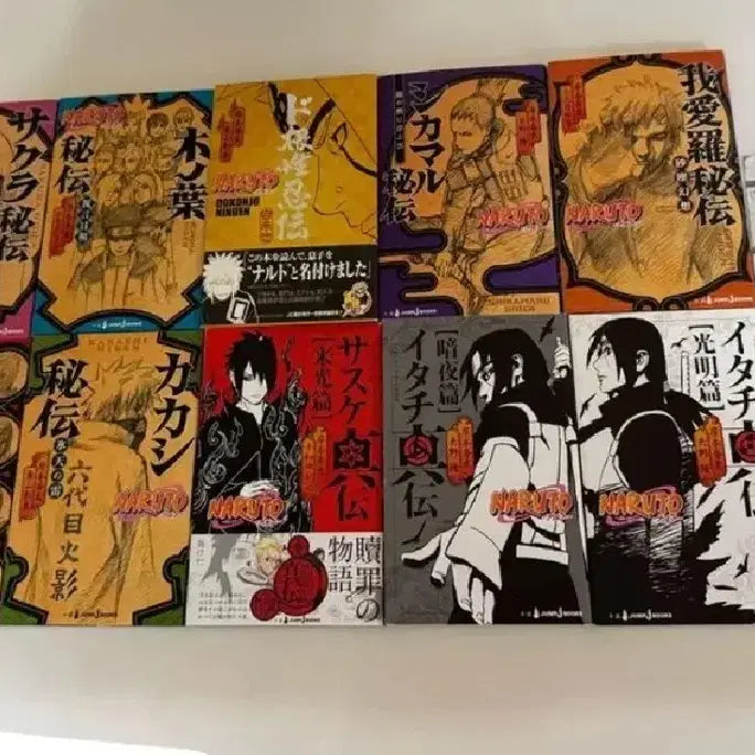 [BUNJANG] Naruto Itachi Shinden Gaiden Novel Bundle Set / 나루토 이타치 진전 외전 소설 광명 암야 카카시 사스케 페인 아카츠키 가아라