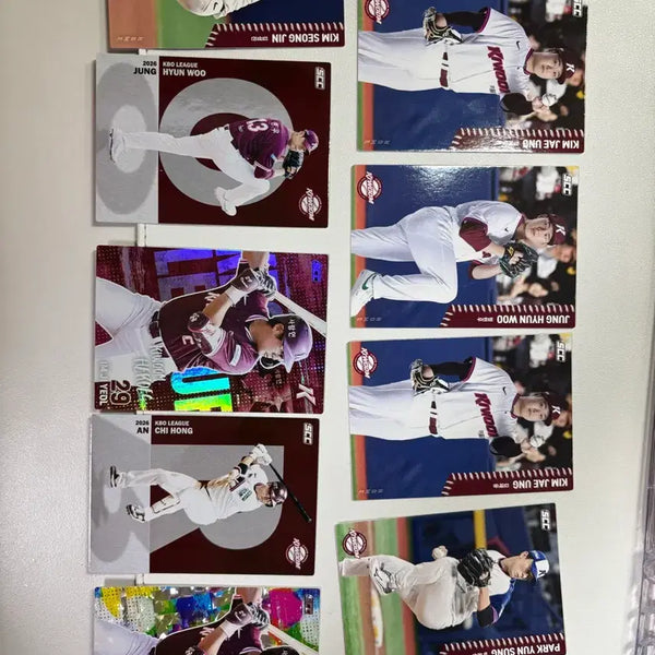 [BUNJANG] Kiwoom Heroes KBO Baseball Cards Bundle (Includes Lim Ji-yeol Parallel) / 키움 히어로즈 KBO 카드 팝니다 (임지열 패러렐 포함)