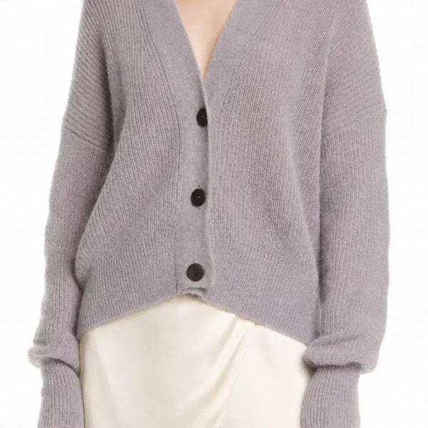 [BUNJANG] Vince Mohair Lavender Cardigan / 빈스 모헤어 라벤더 가디건