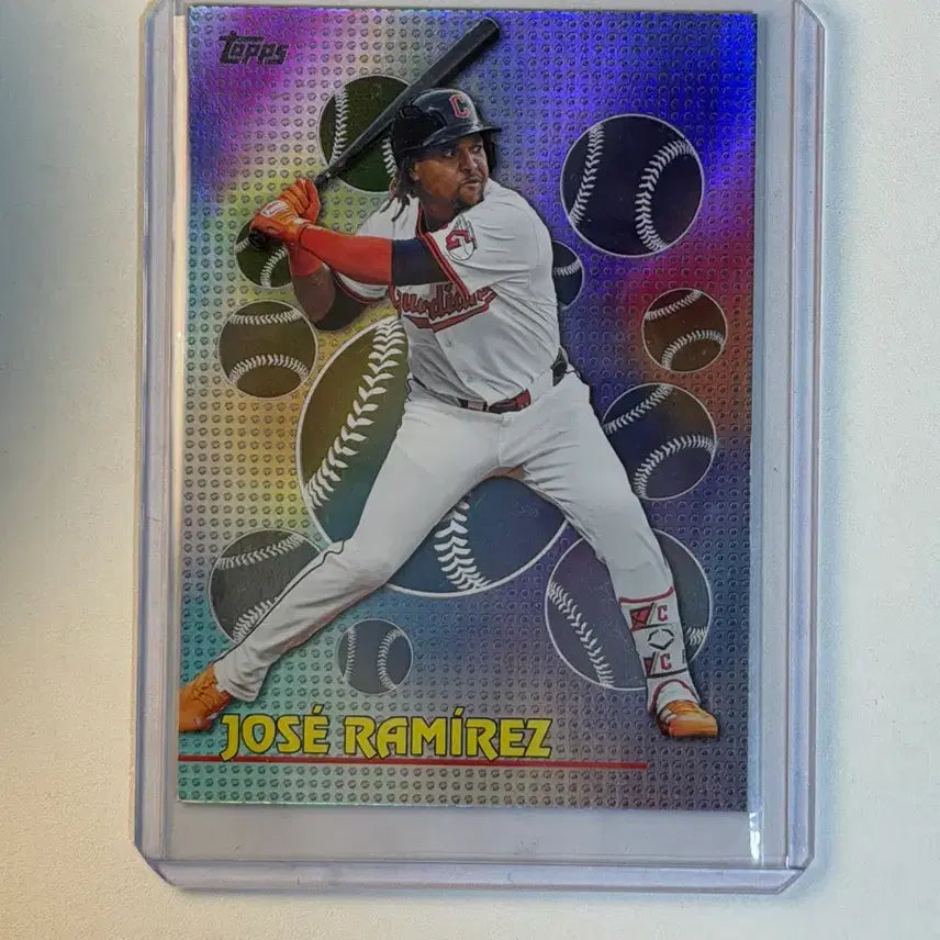 [BUNJANG] Jose Ramirez Topps MLB Baseball Card / 호세 라미레즈 Topps MLB 야구카드