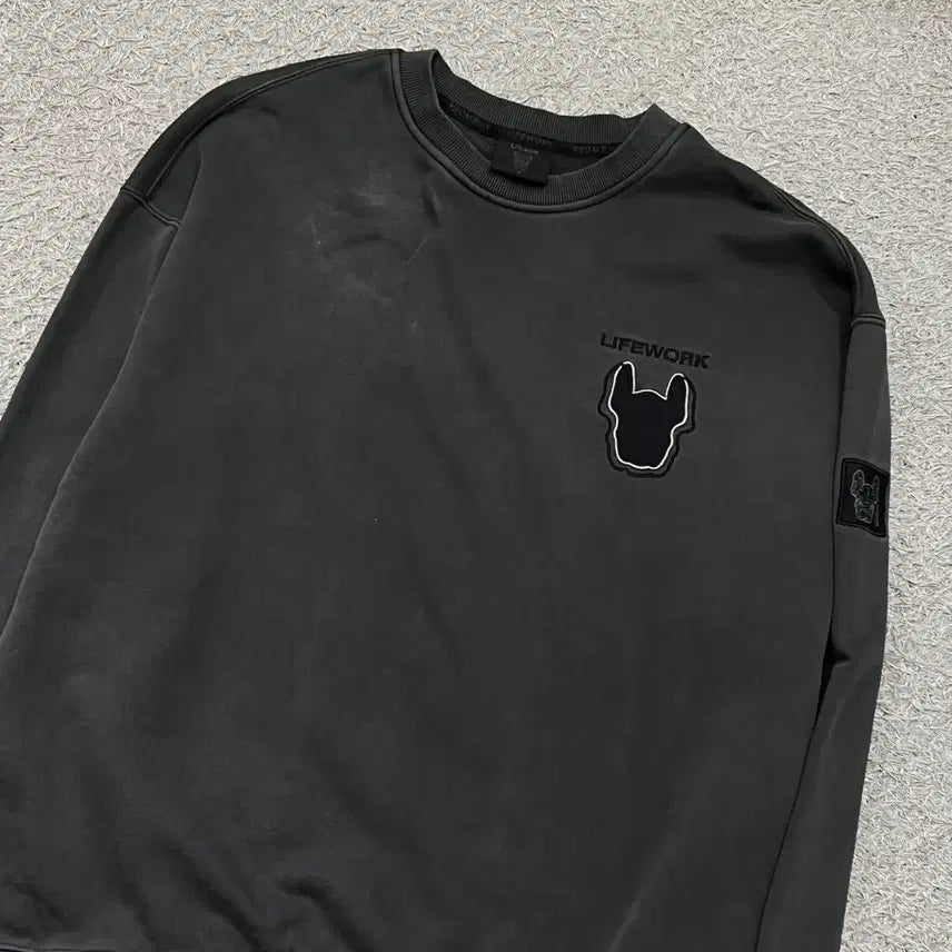 [BUNJANG] Life Work Sweatshirt / [100] 라이프워크 맨투맨