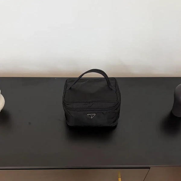 [BUNJANG] Prada Vanity Pouch Bag Black / 프라다 바니티 파우치 백