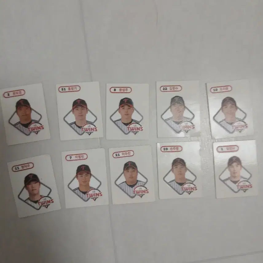 [BUNJANG] LG Twins Player Sticker Set / 엘지 트윈스 선수 띠부실