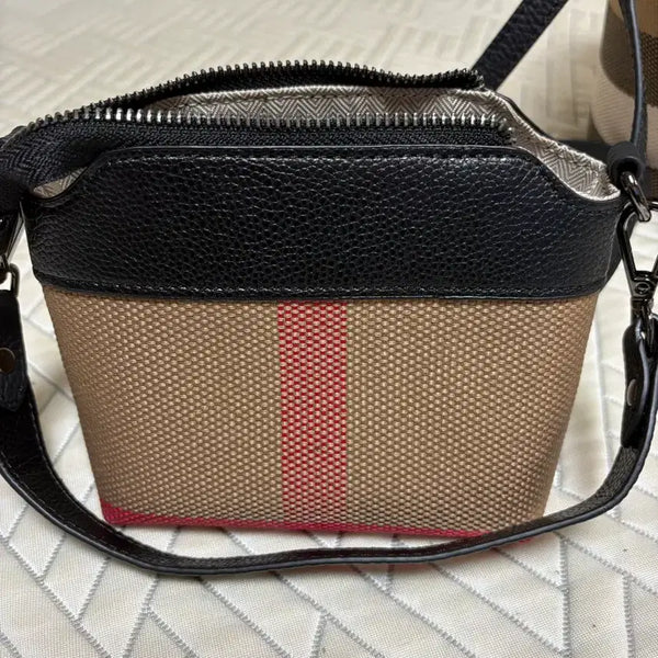 [BUNJANG] Burberry Check Shoulder Bag Black / 버버리 체크 숄더백 블랙