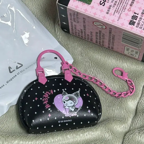 [BUNJANG] Sanrio Kuromi Mini Bag Figure Keychain / 박스0,새상품) 산리오 쿠로미 미니 백 피규어 키링