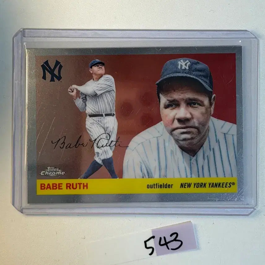 [BUNJANG] Babe Ruth Topps MLB Baseball Card / 베이브 루스 Topps MLB 야구카드