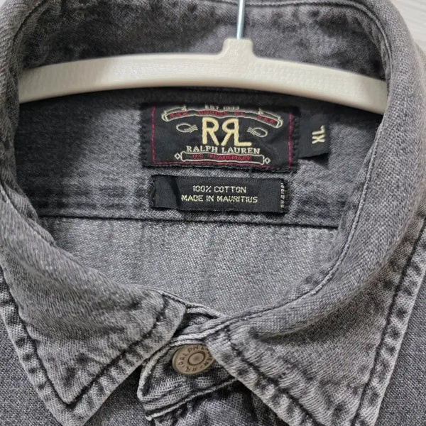 [BUNJANG] RRL Ralph Lauren Oversized Fit Denim Shirt XL / [RRL] 랄프로렌 오버핏 데님 셔츠 XL