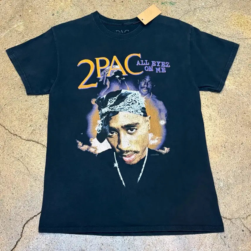 [BUNJANG] 00s US Vintage 2Pac Hip-Hop Band T-Shirt / 00s 미국빈티지 2pac 투팍 힙합 반팔티 밴드티셔츠
