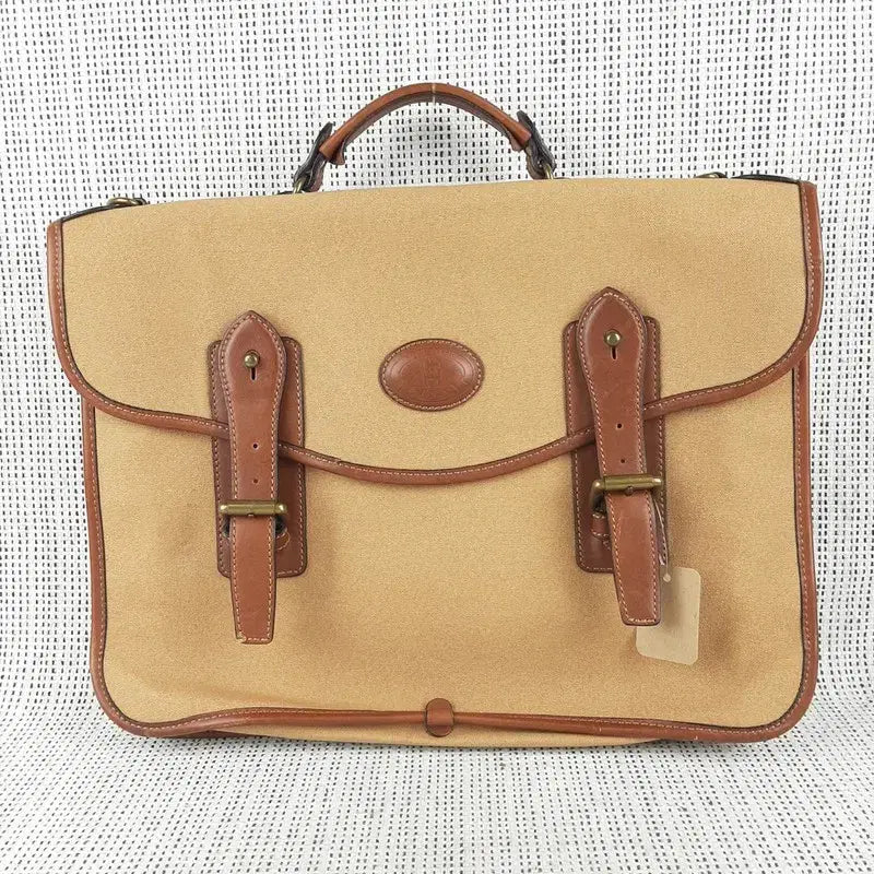[BUNJANG] Hunt Vintage Canvas Briefcase / 헌트 빈티지 캔버스 서류 가방