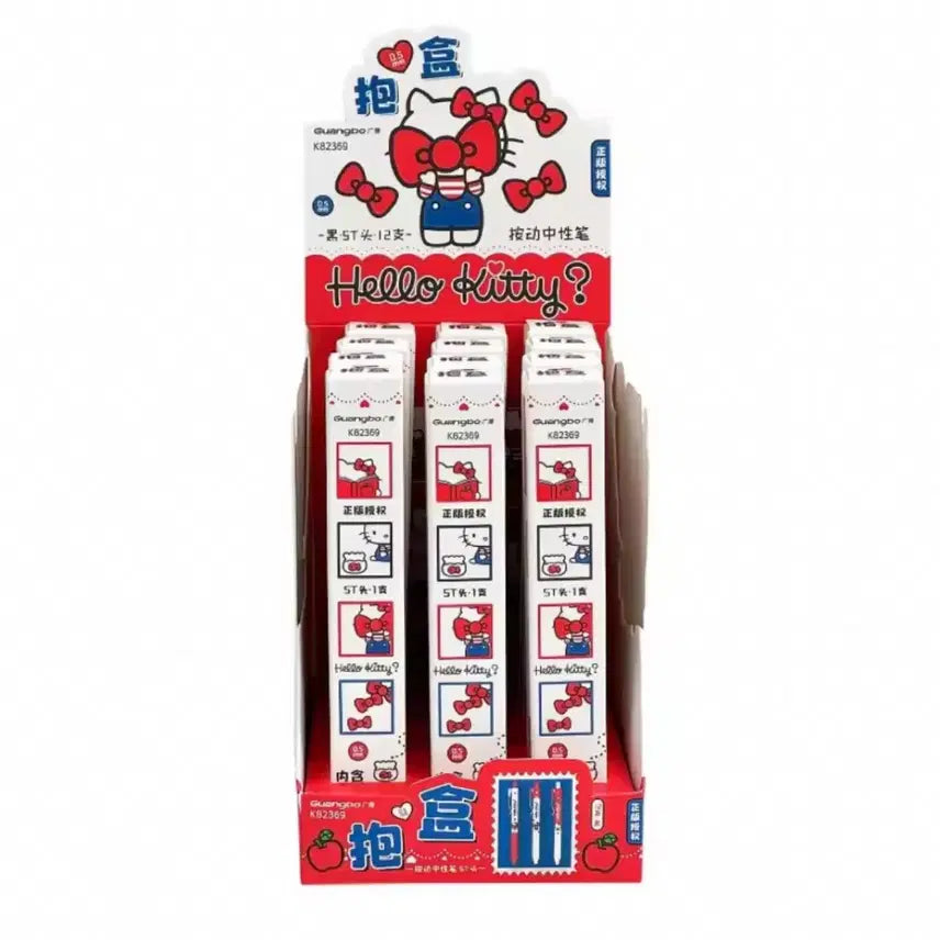 [BUNJANG] Sanrio Hello Kitty Ballpoint Pens (12-Pack) / 산리오 키티볼펜 12개 (1박스)