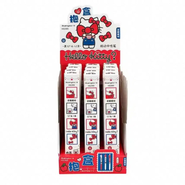 [BUNJANG] Sanrio Hello Kitty Ballpoint Pens (12-Pack) / 산리오 키티볼펜 12개 (1박스)
