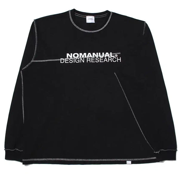 [BUNJANG] No Manual Stitch Long Sleeve Loose Fit L (105) / 105 노매뉴얼 스티치롱슬리브 루즈핏 493