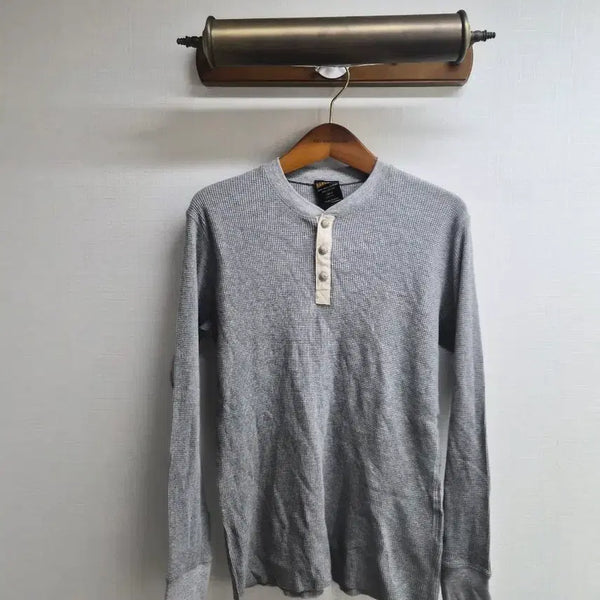 [BUNJANG] Midnight Run Waffle Henley Neck T-Shirt / L) 미드나이트런 와플 헨리넥 티셔츠 팝니다