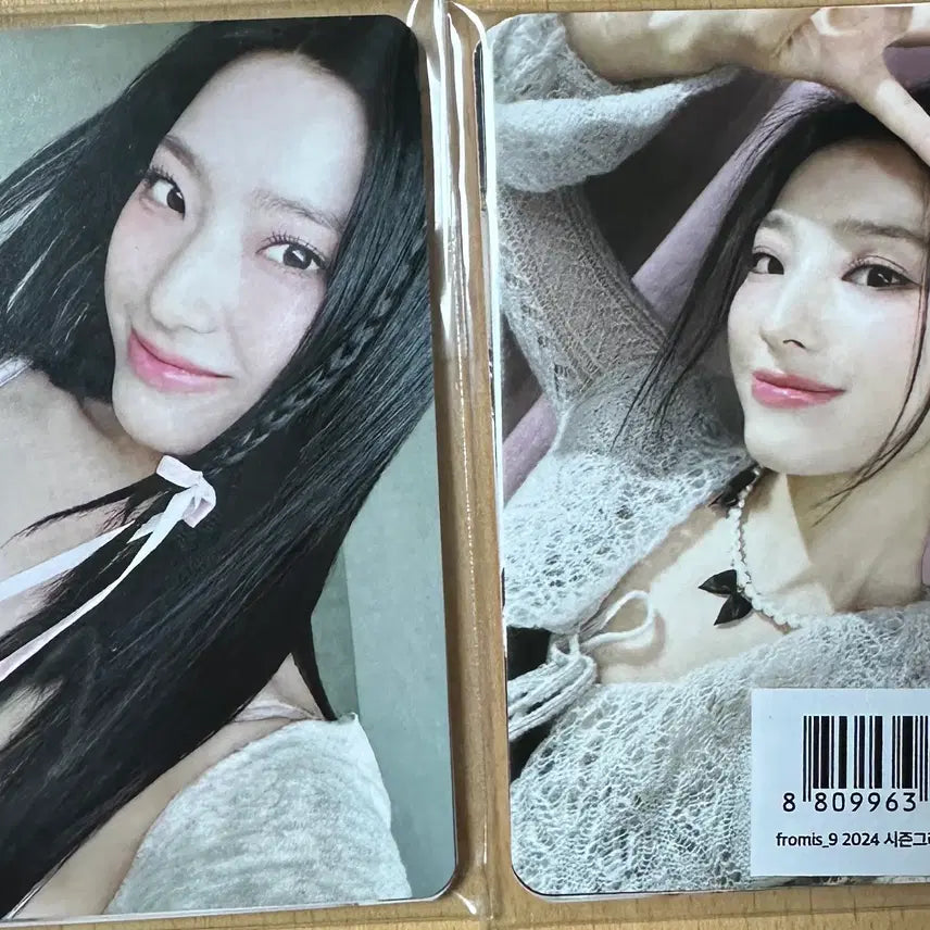 [BUNJANG] fromis_9 2024 Season's Greetings Photocard Bundle Set / 프로미스나인 24 시즌그리팅 포카 + 특전 포카