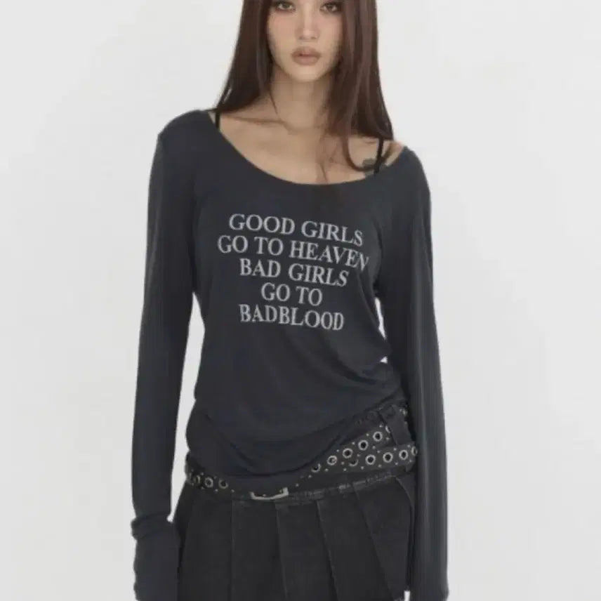 [BUNJANG] Bad Blood Bad Girls Loose Fit Top / 배드블러드 배드 걸스 루즈핏 탑 (하트시그널5 강유경 착용)