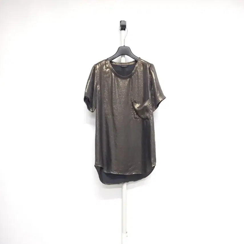 [BUNJANG] Balenciaga Spring/Summer Glitter Blouse - Size 66 / 새 발렌시아 춘하 글리터 블라우스 66
