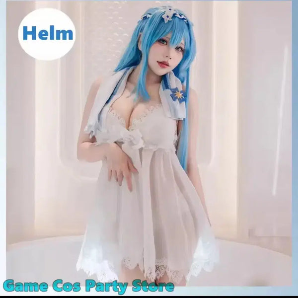 [BUNJANG] Nier: Automata Helm After Shower Lingerie Cosplay Costume / 니케 헬름 애프터 샤워 란제리 코스프레