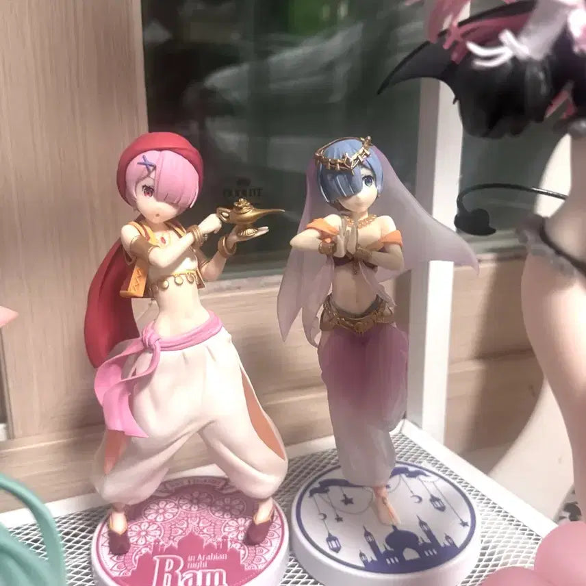 [BUNJANG] Rem & Ram Arabian Nights Figure Set / 렘람 아라비안 피규어 세트