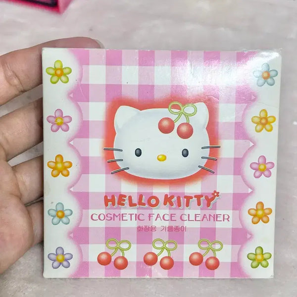 [BUNJANG] Vintage Sanrio Hello Kitty Kaohana Cherry Blotting Paper / 고전 산리오 헬로키티 카오하나 체리 기름종이