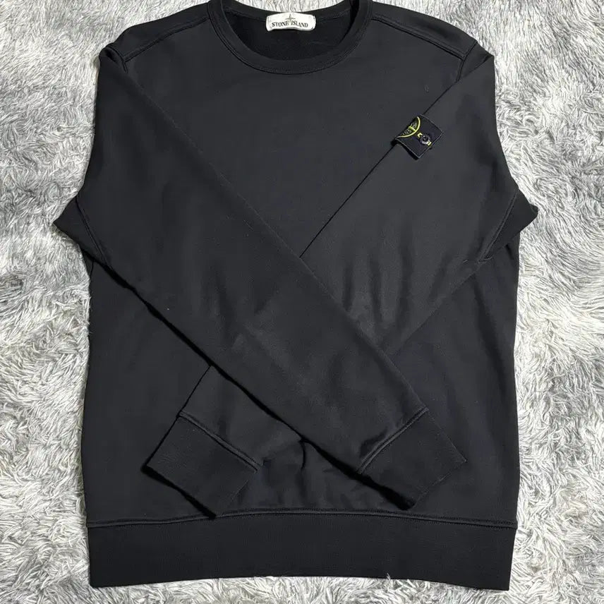 [BUNJANG] Stone Island Sweatshirt Black L / 스톤아일랜드 맨투맨 블랙 L사이즈
