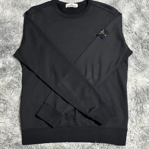 [BUNJANG] Stone Island Sweatshirt Black L / 스톤아일랜드 맨투맨 블랙 L사이즈