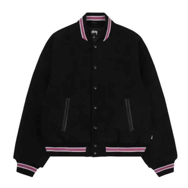 [BUNJANG] Stussy S Talk Melton Varsity Jacket / XL) 스투시 S 토크 멜튼 바시티 자켓