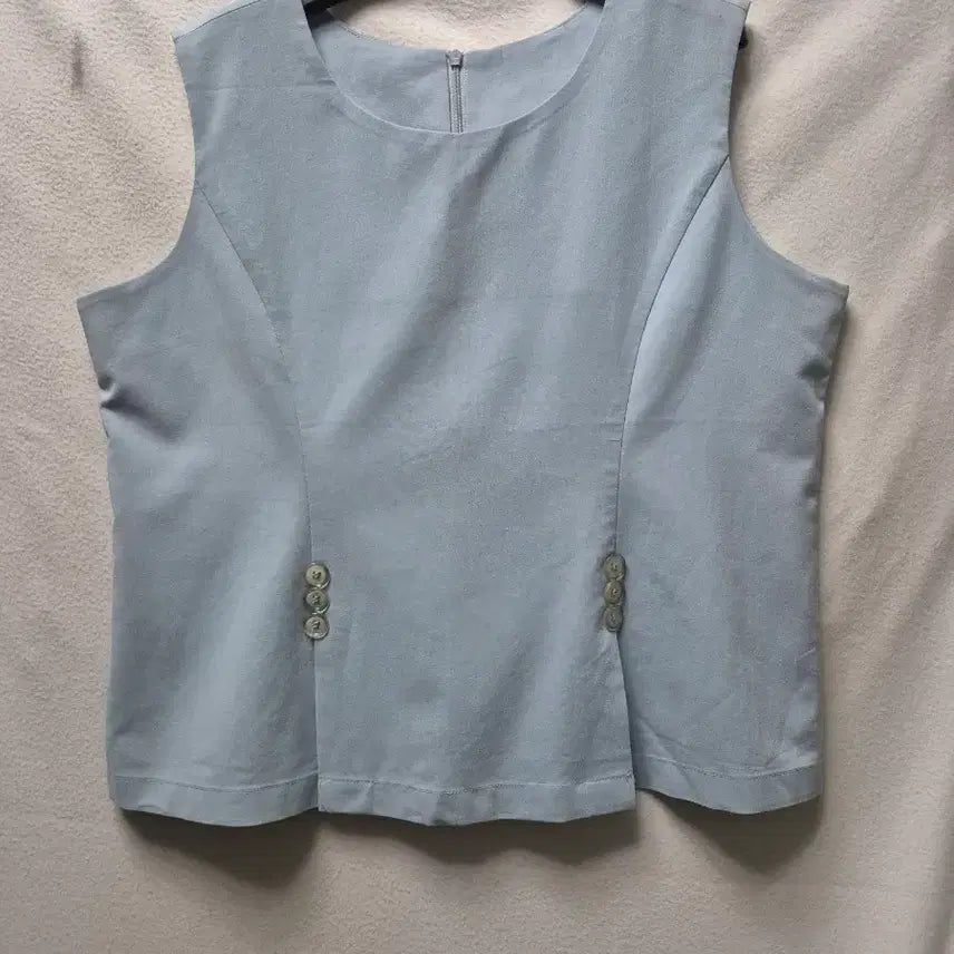 [BUNJANG] Mint Sleeveless Blouse Size 99 / 새상품 민트색 민소매 블라우스 99