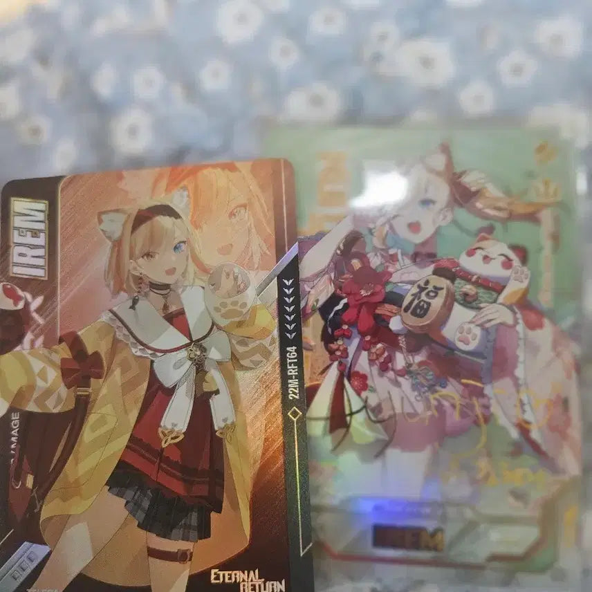[BUNJANG] Eternal Return Teraca Irem SP Card + Standard Card / 이터널리턴 테라카 이렘 SP(친필X)카드+일반카드