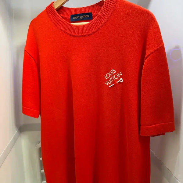 [BUNJANG] Louis Vuitton Signature Pin Short Sleeve T-Shirt - Size M / 루이비통 시그니처 핀 반팔 M 새상품급
