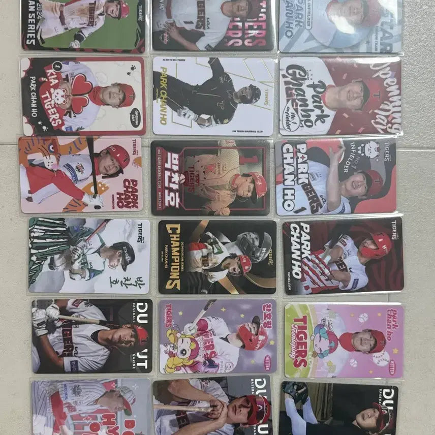 [BUNJANG] Park Chan-ho Baseball Card Bundle / 기아타이거즈 두산베어스 박찬호 포카 판매