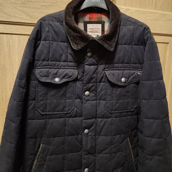[BUNJANG] SERIES Waxed Jacket Navy Size 105 / 시리즈 SERIES WAXED 왁스 자켓(수입) 105 사이즈, 네이비